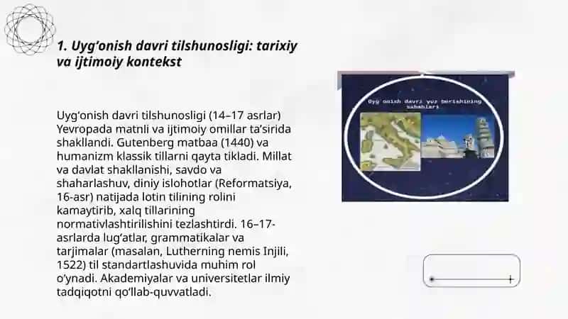 Yevropada uygʻonish davri tilshunosligi 3