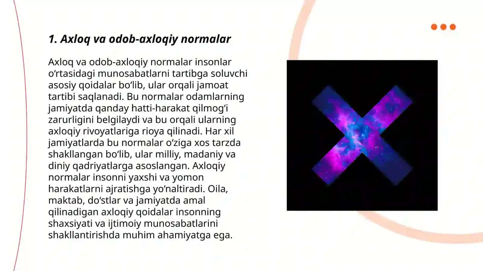 Axloq va odob-axloqiy normalar 3