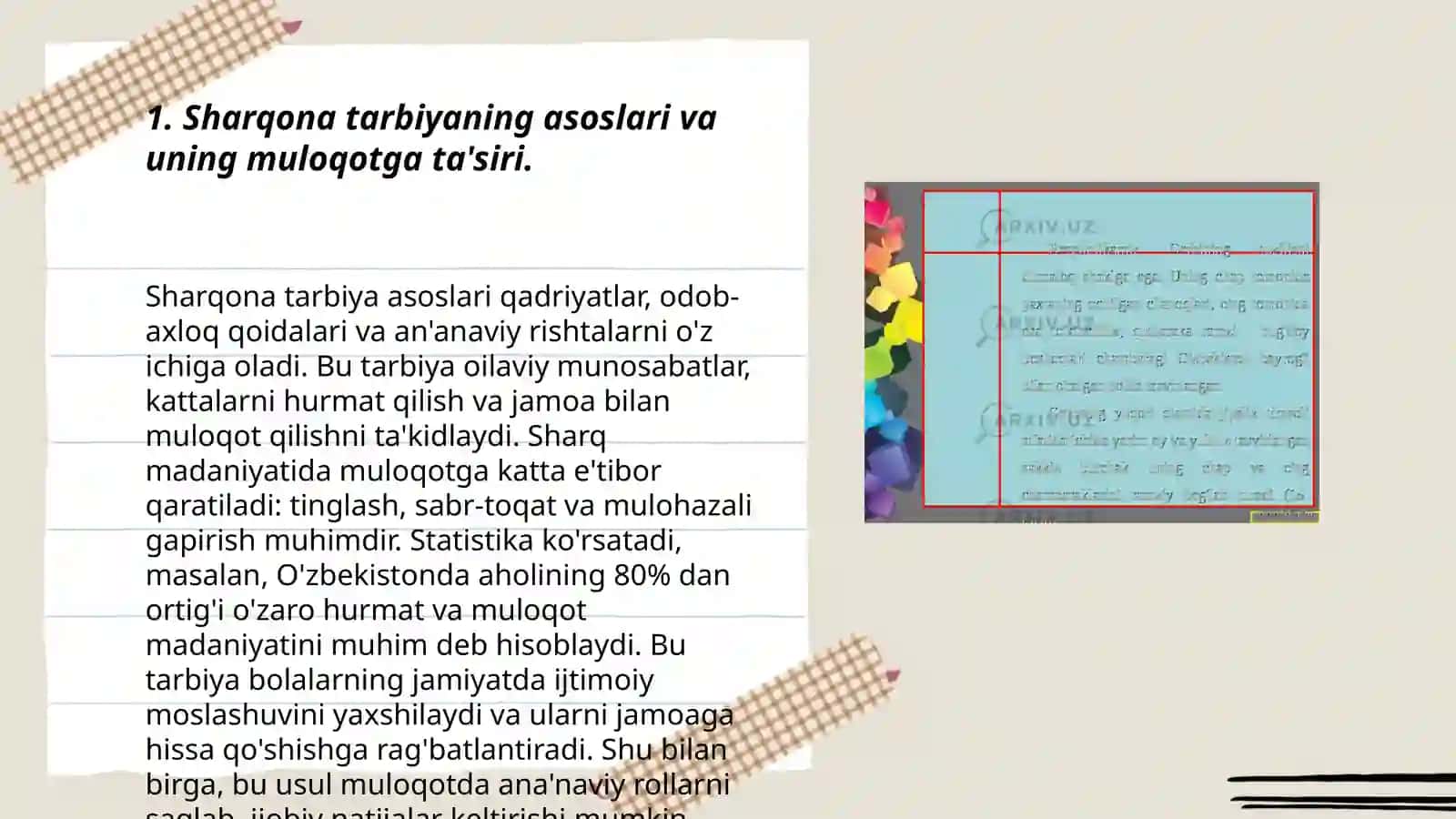 Sharqona tarbiya va muosharat odobi 3