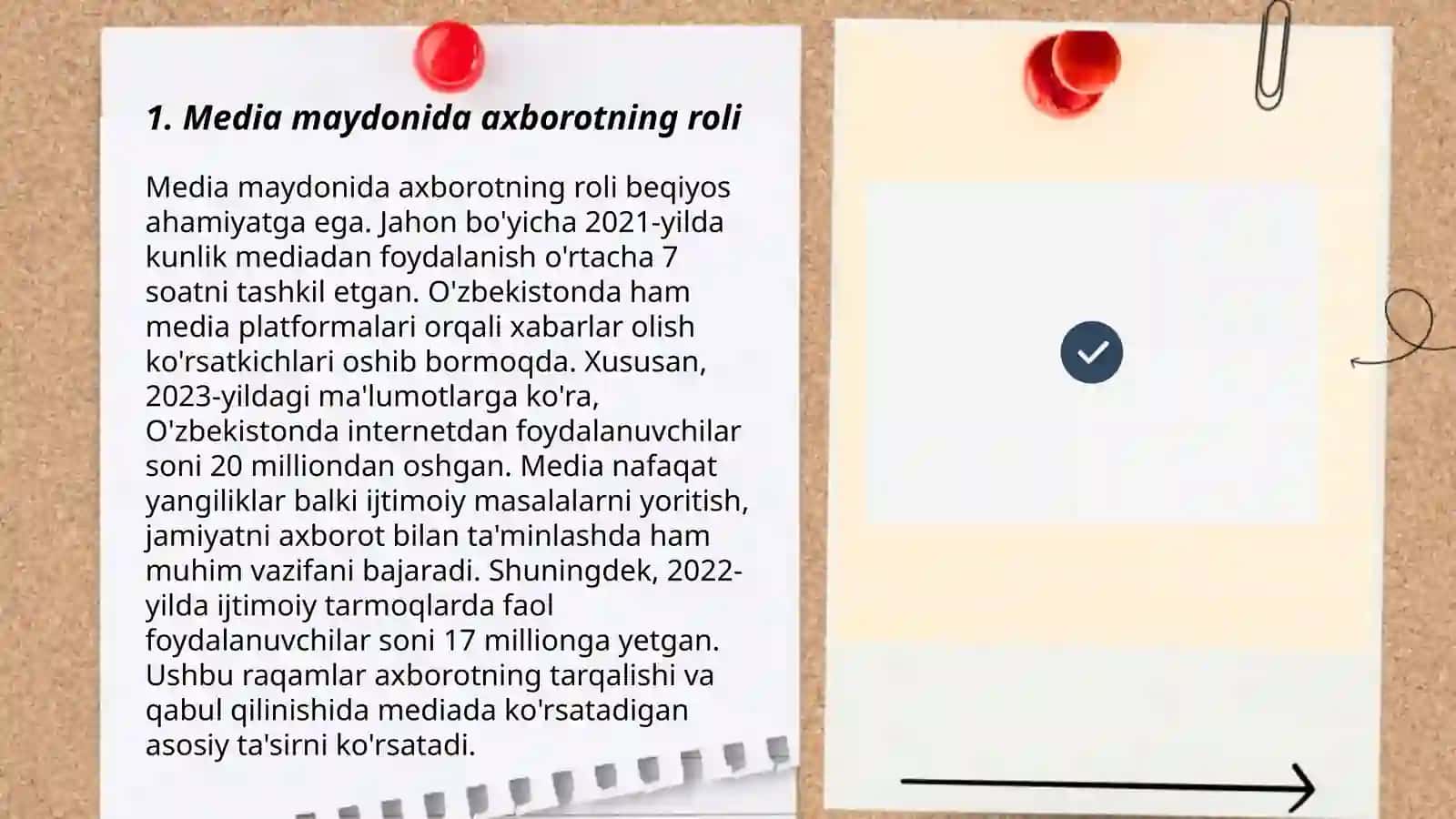 Media maydonda axborot imkoniyatlari 3
