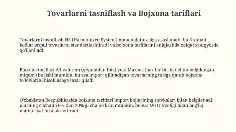 Tovarlarni turkumlash va baholash 3