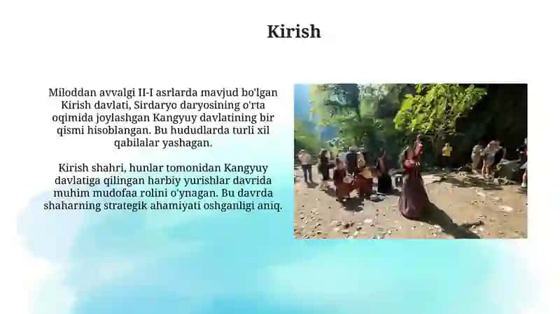 O'rta Osiyoni qadimgi xalqlari va davlat birlashmalari 3