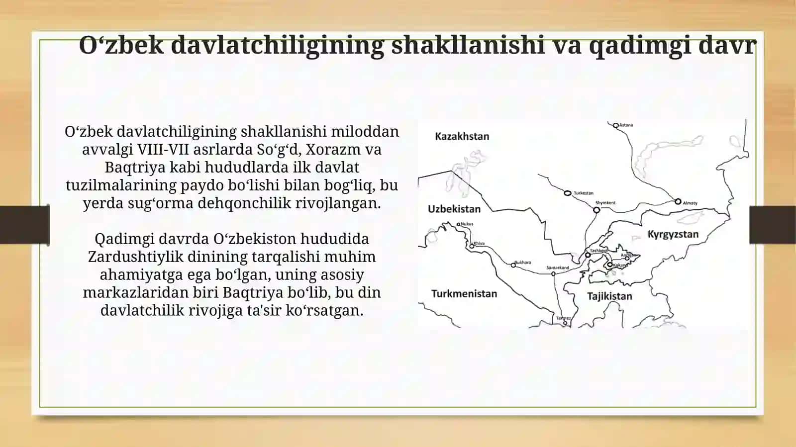 O'zbek davlatchiligi va uning tarixiy bosqichlari 3