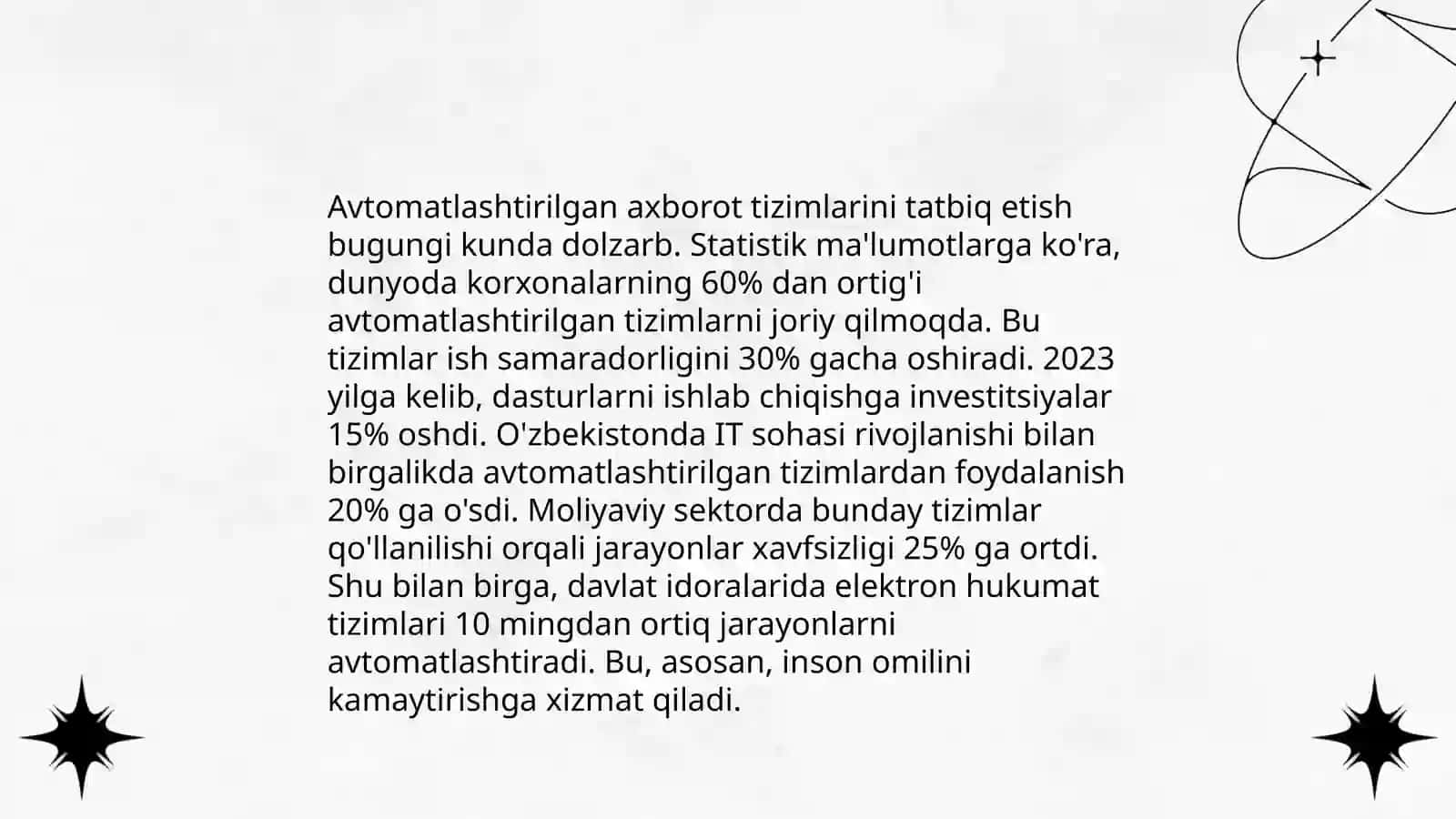 Avtomatlashtirilgan axborot tizimi 3