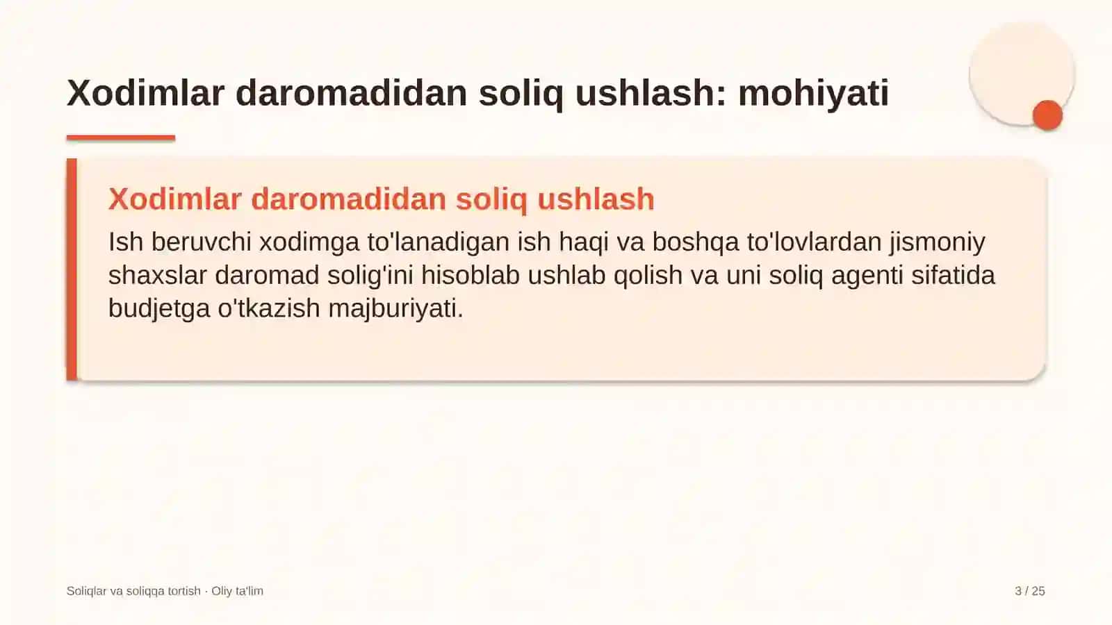 Xodimlar daromadidan soliq ushlash: mohiyati 3