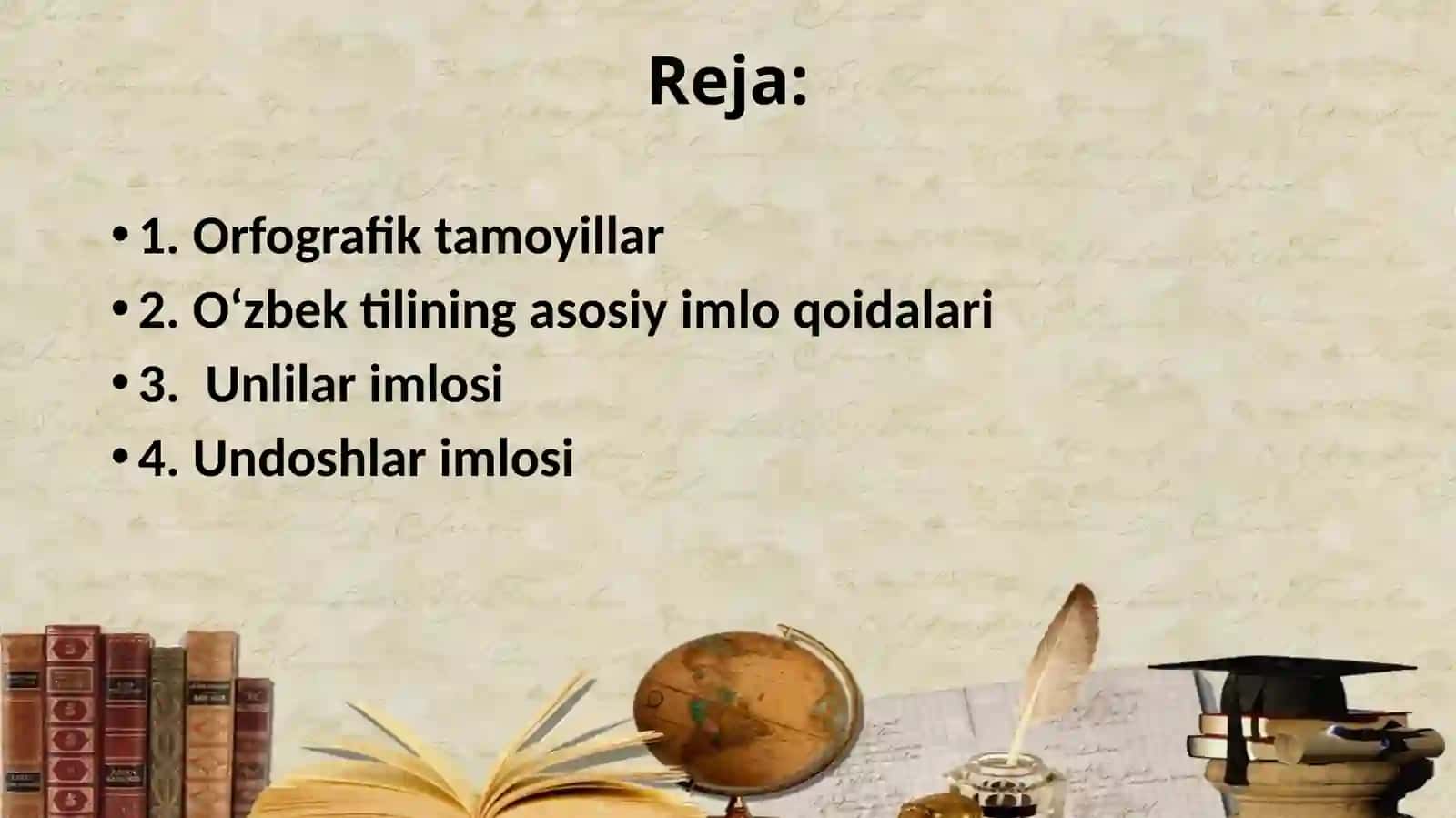 O`zbek tilining asosiy imlo qoidalari 3