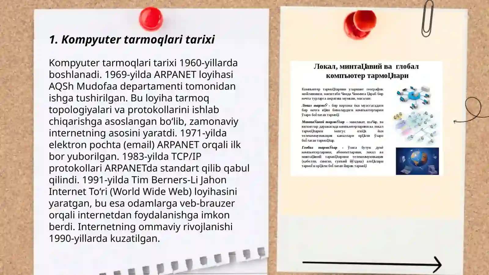Tarmoq tuzilish va ishlari 3