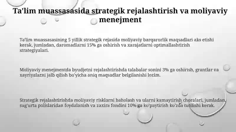 Ta'lim muassasi menejmenti 3