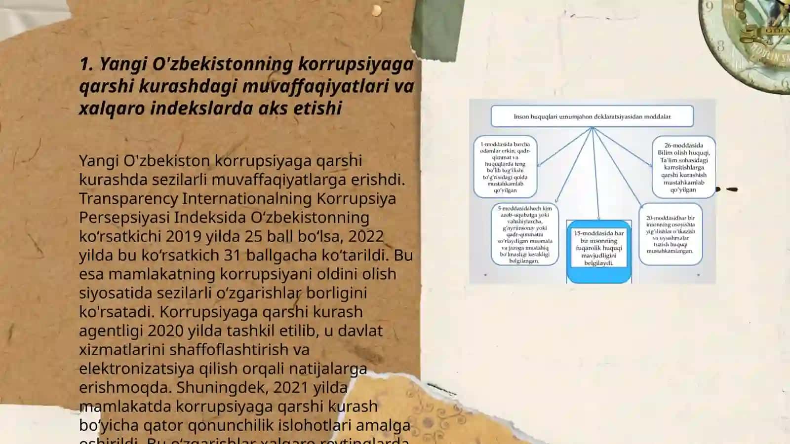 Yangi O'zbekiston ijtimoiy-siyosiy, iqtisodiy va madaniy hayotida ro'y berayotgan o'zgarishlarning xalqaro reyting va indekslarda aks etishi 3