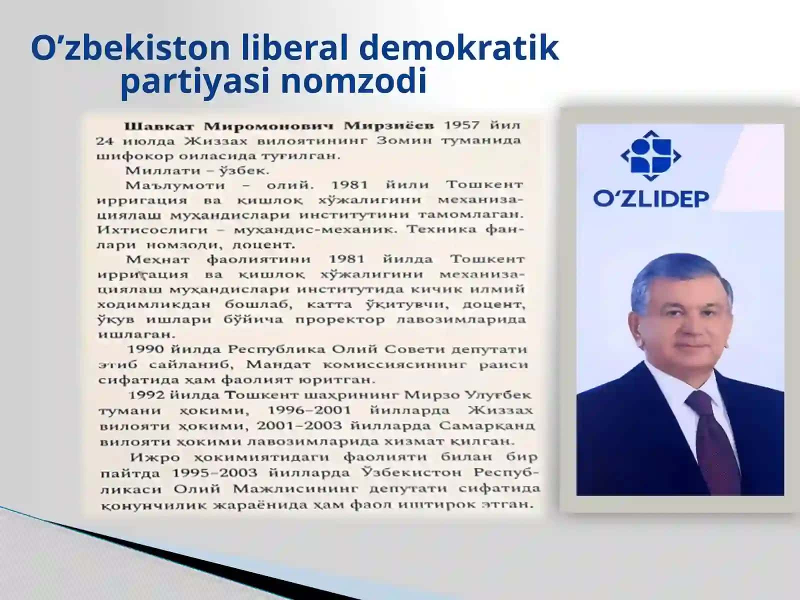 O’ZBEKISTONDAGI SIYOSIY PARTIYALAR 3