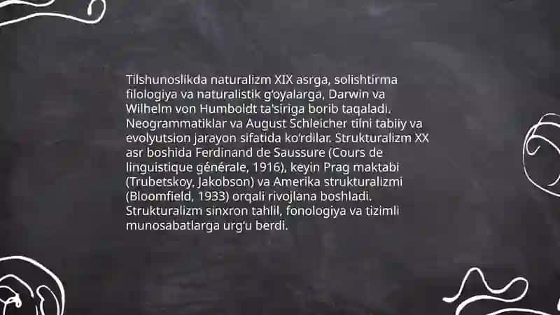 Tilshunoslikda naturalizm va strukturalizm 3
