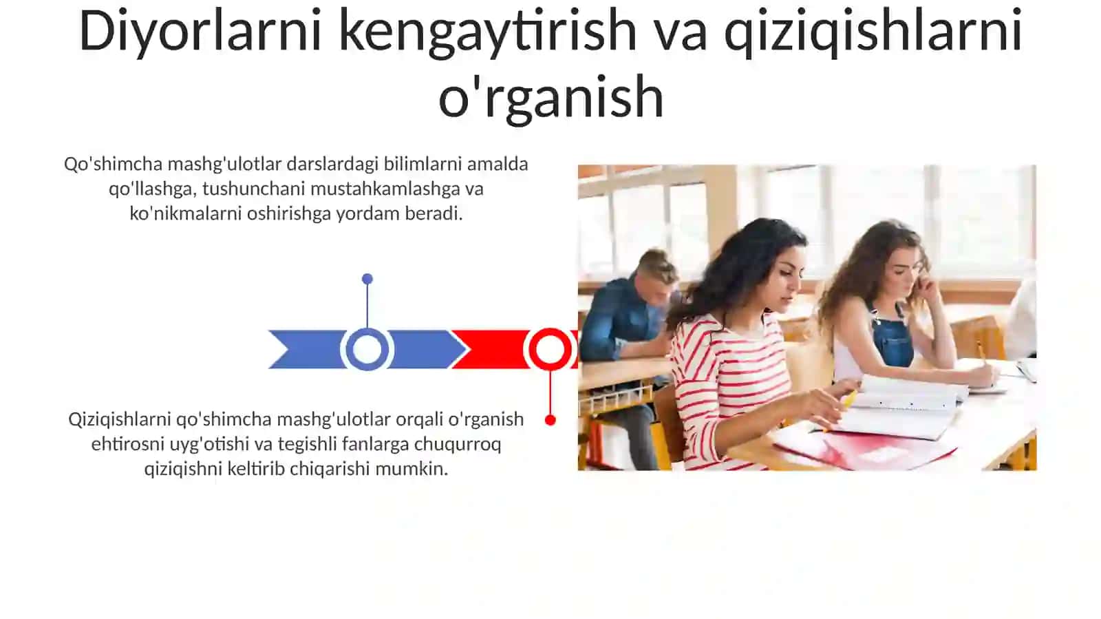 Darsning darsdan tashqari ish bilan aloqasi 3