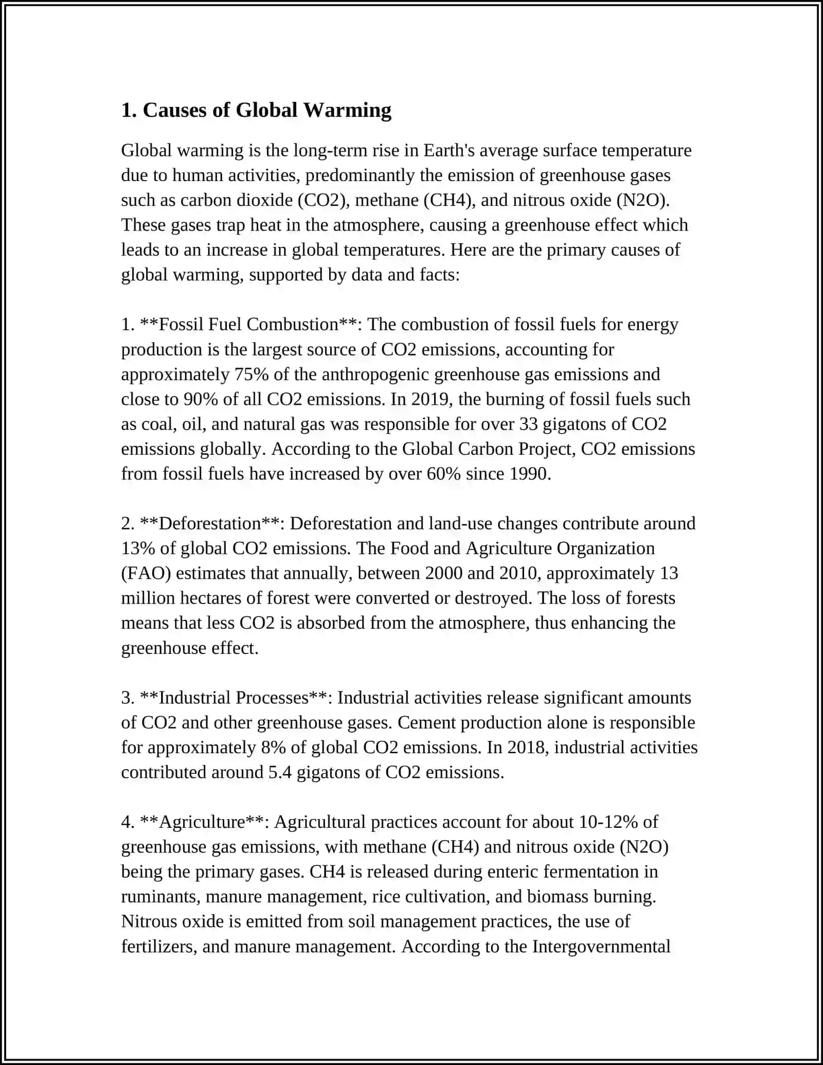 GLOBAL WARMING 3