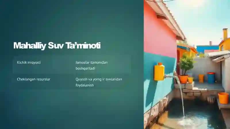 Mahalliy va Markazlashgan Suv Ta’minoti 3