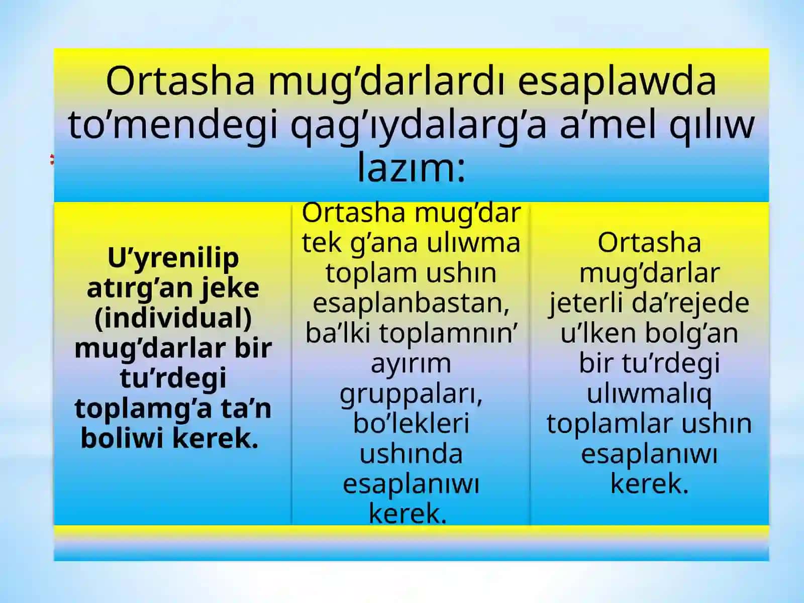 Ortasha mug`darlar 3