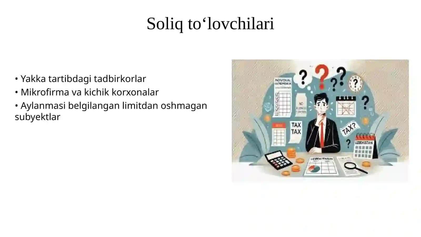 Aylanmadan Olinadigan Soliq: Asosiy Qoidalar va Hisoblash 3
