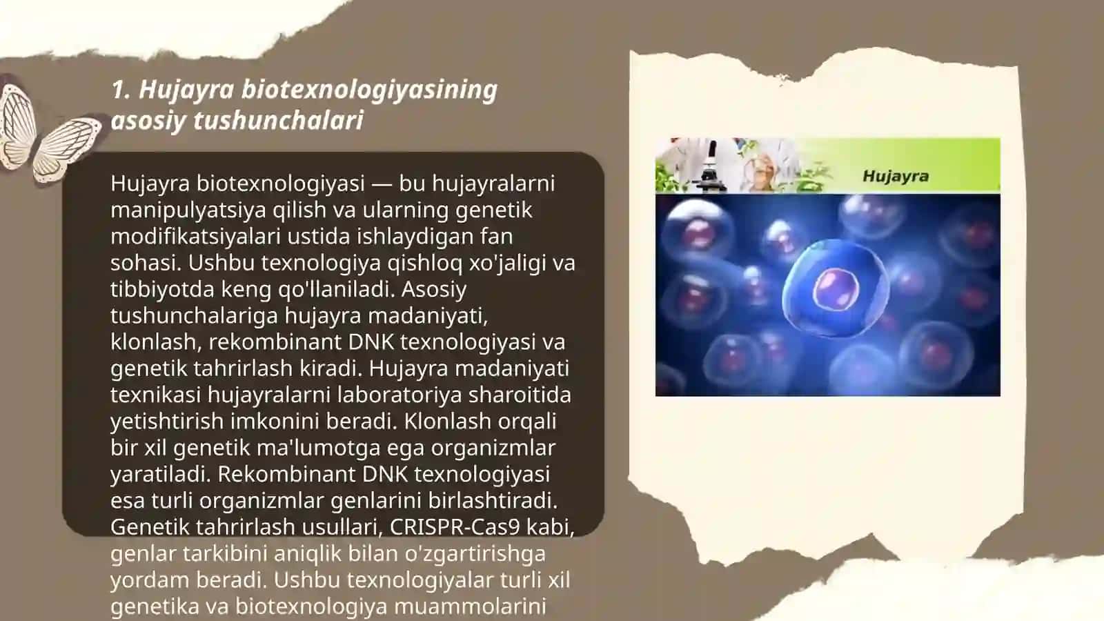 Hujayra biotexnologiyasi 3