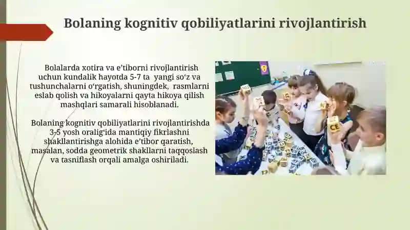 Bolalarning IQ-sini rivojlantirish 3