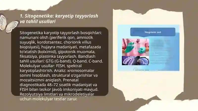 Odam genetikasining o‘rganish usullari 3