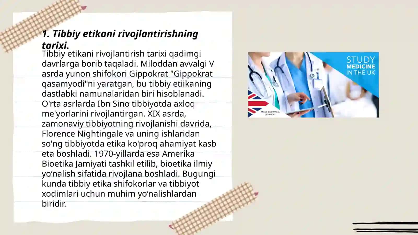 Tibbiyotda Etika va Diantologiya 3