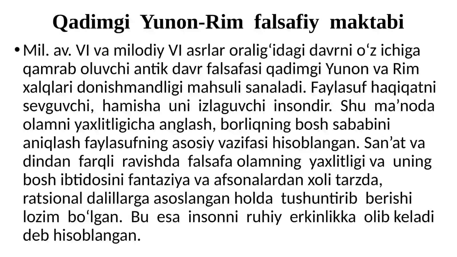 Qadimgi Yunon-Rim falsafiy maktabi 3