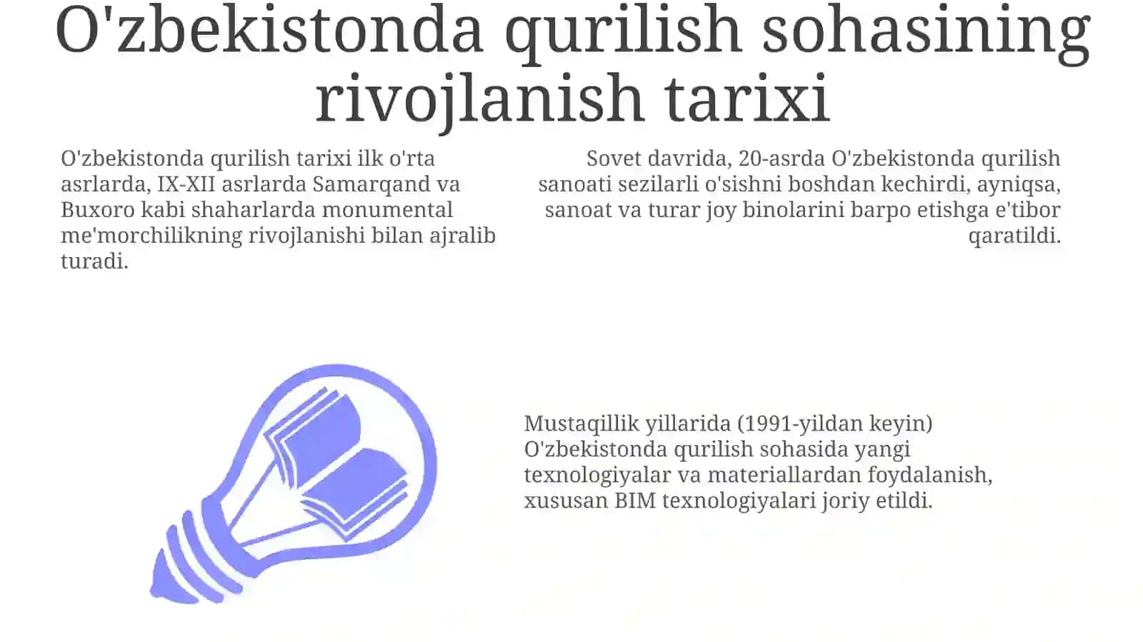 Õzbekiston Respublikasida Qurilish Sohasini Boshqarish va Tendensiyalar 3