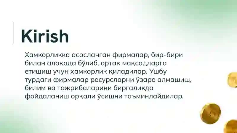Хамкорликка асосланган фирмалар 3
