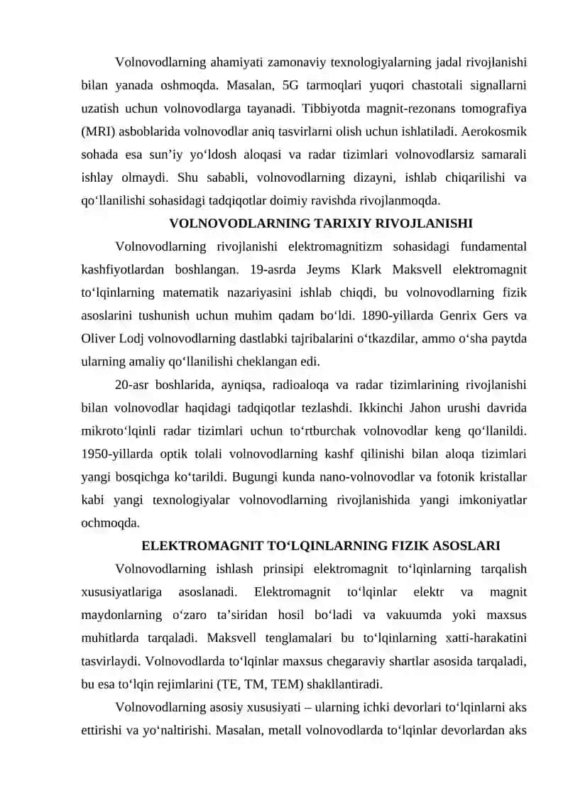 TO`LQIN O`TKAZGICHLAR (VOLNOVODLAR). 3