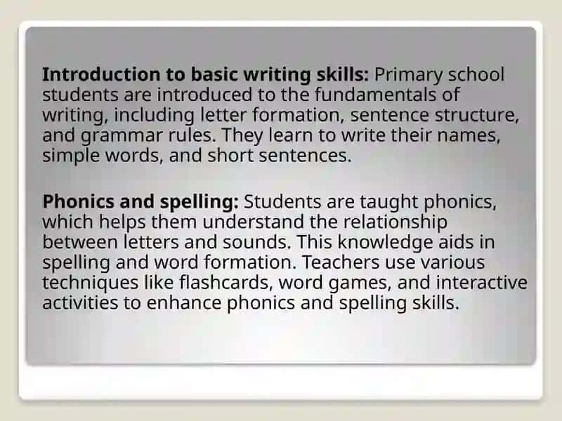 Developing writing skills 3