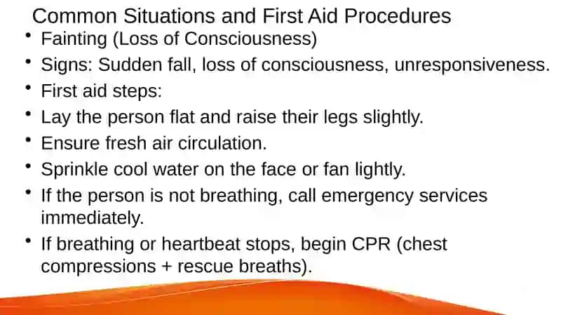 Research and present common first aid procedures 3