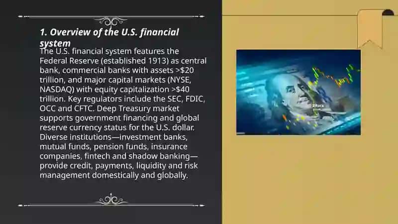 Overview of the U.S. financial system 3