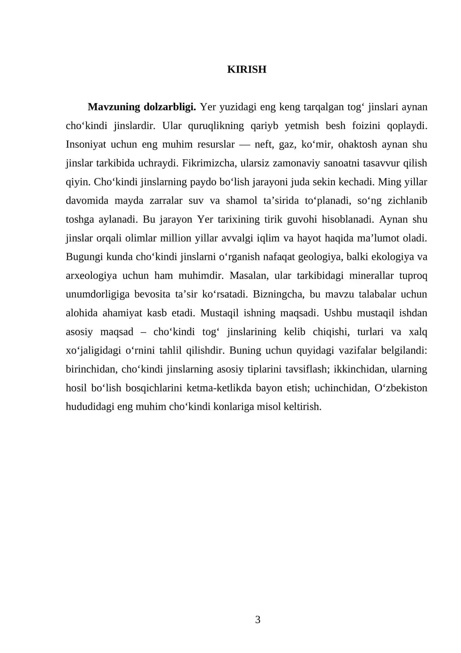 Cho`kindi tog` jinslari 3