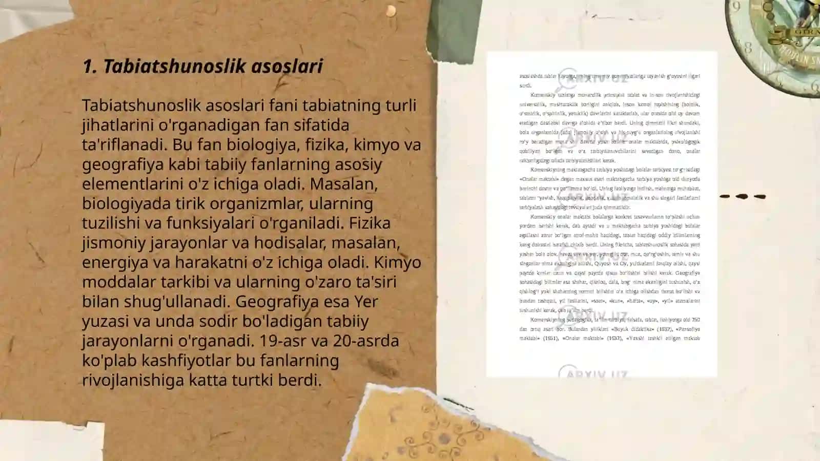 Tabiat bilan tanishtirish tamoyillari 3