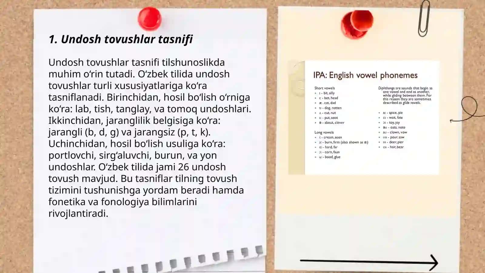 Undoshlar tasnifi va tavsifi 3