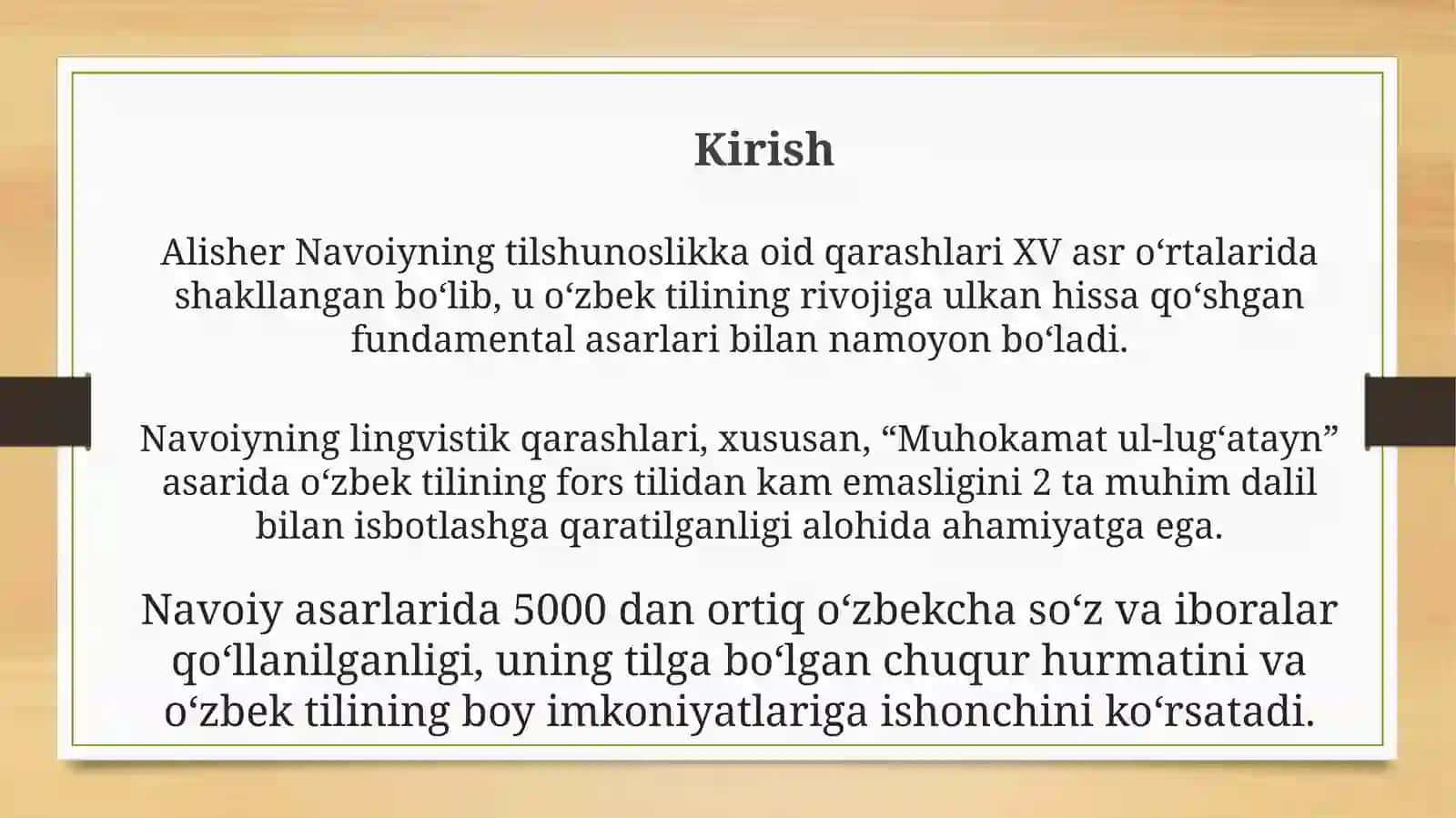 Alisher Navoiyning lingvistik qarashlari 3