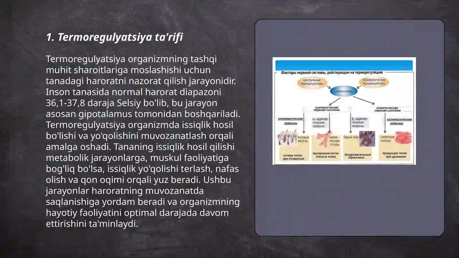 Termoregulyatsiya etiologiyasi 3