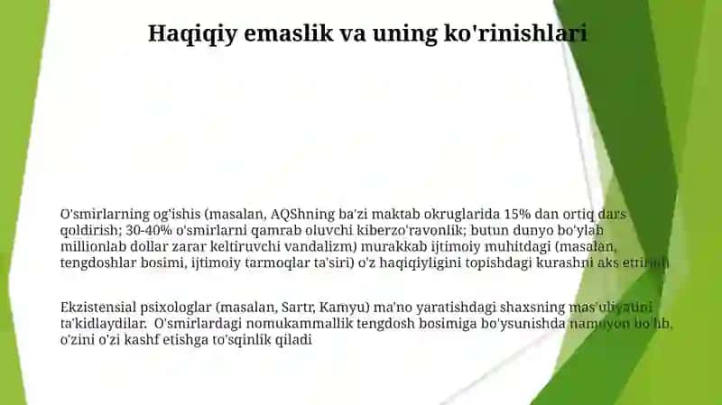 Shaxsning ekzestial psixologiyasi 3