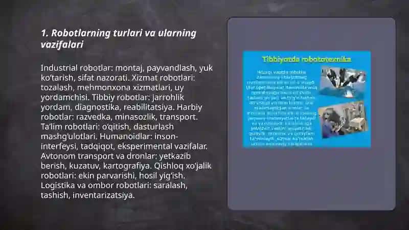 Robotlar bilan tanishish 3