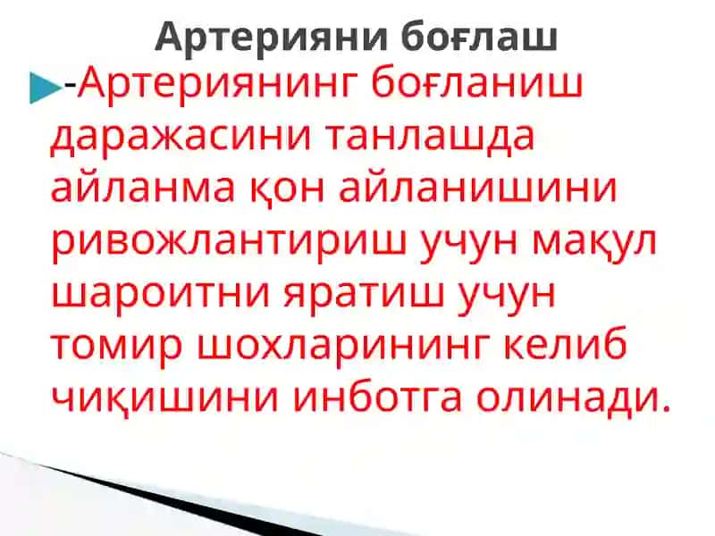 Томирларни боғлашда кесма чизиқлар 3