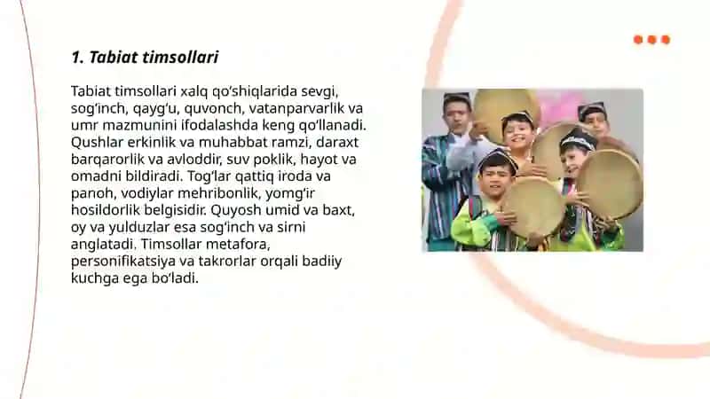 Xalq qo'shiqlaridagi timsollar 3