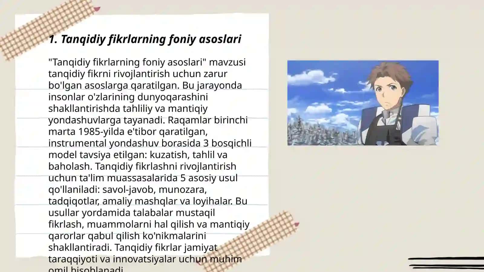 Tanqidiy fikrlarning foniy asoslari 3