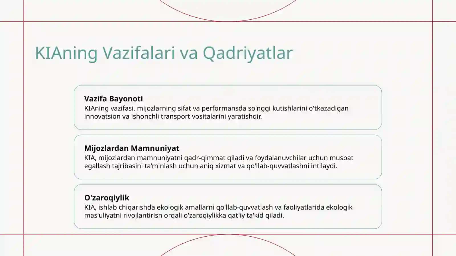 KIA avtomobil kompaniyasi haqida 3