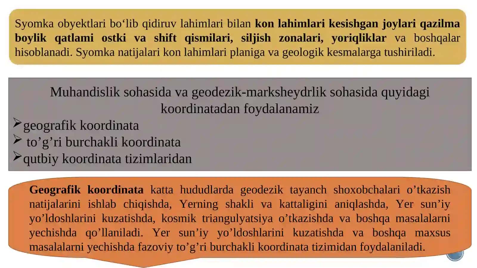 Konchiliksanoatida marksheyderlik tasvirga olish 3