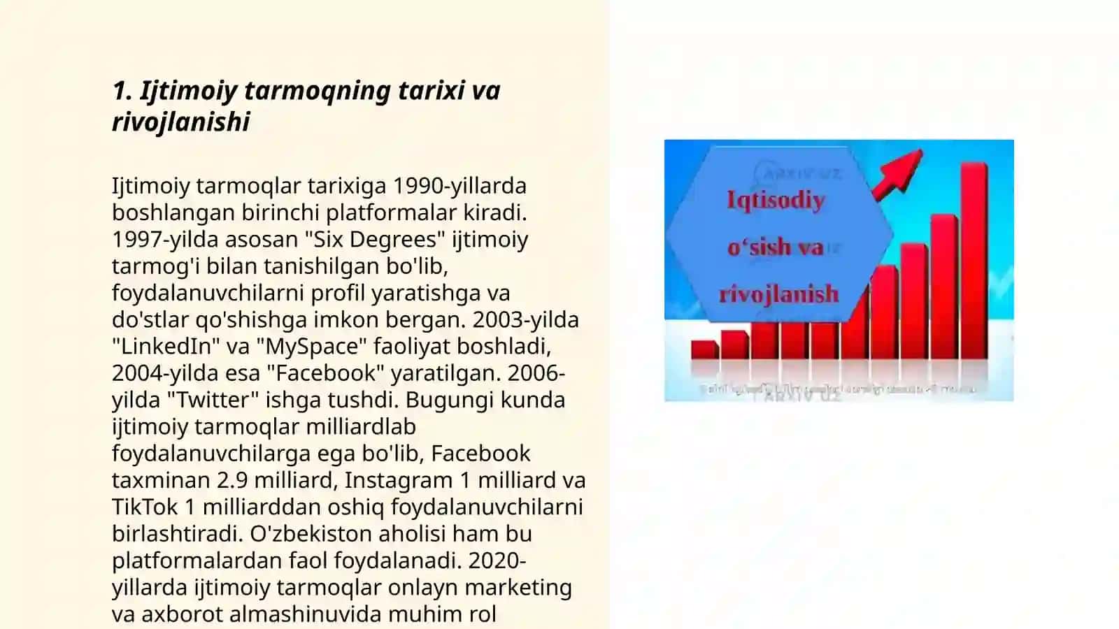 Ijtimoiy tarmoq tushunchasi va uning mohiyati 3