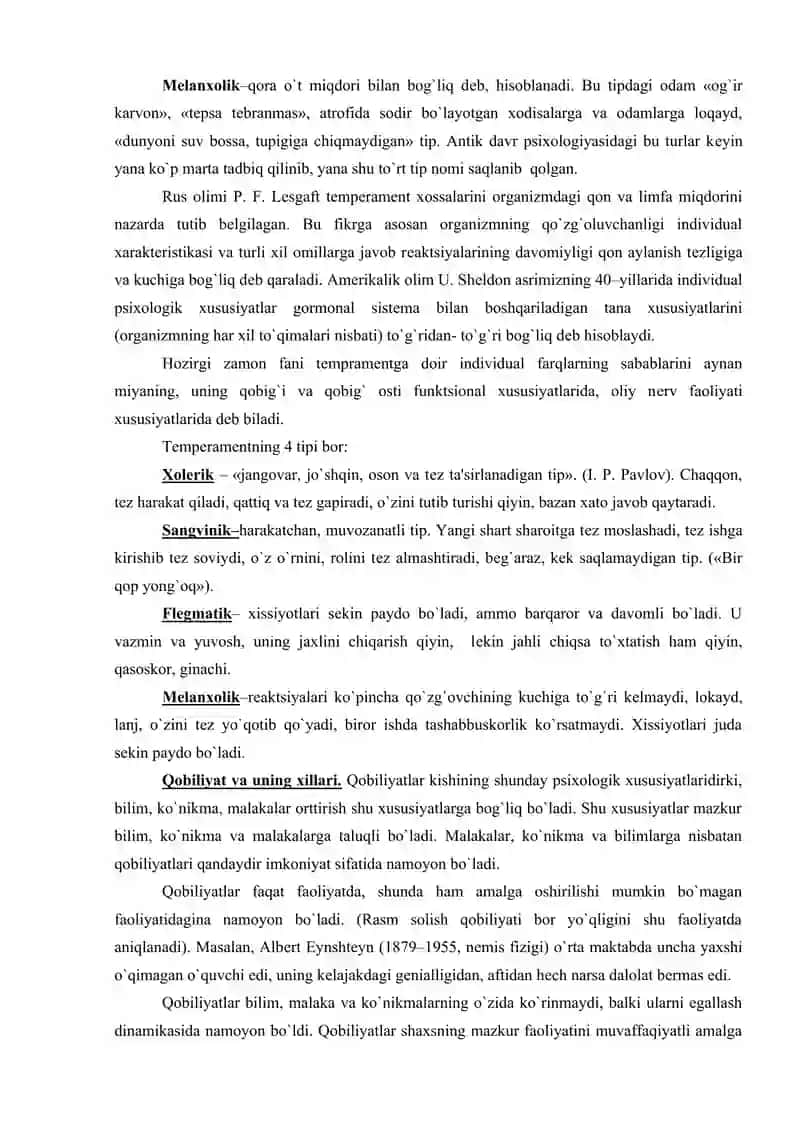 Inson shaxsi va individuallik xususiyatlari 3