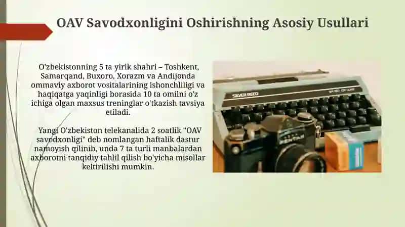OAV Savodxonligini Oshirishning Asosiy Usullari 3