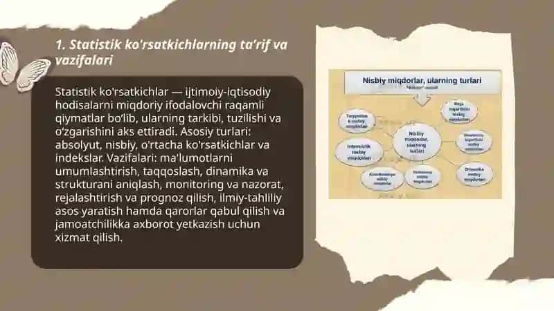 Statistik ko'rsatkichlar 3