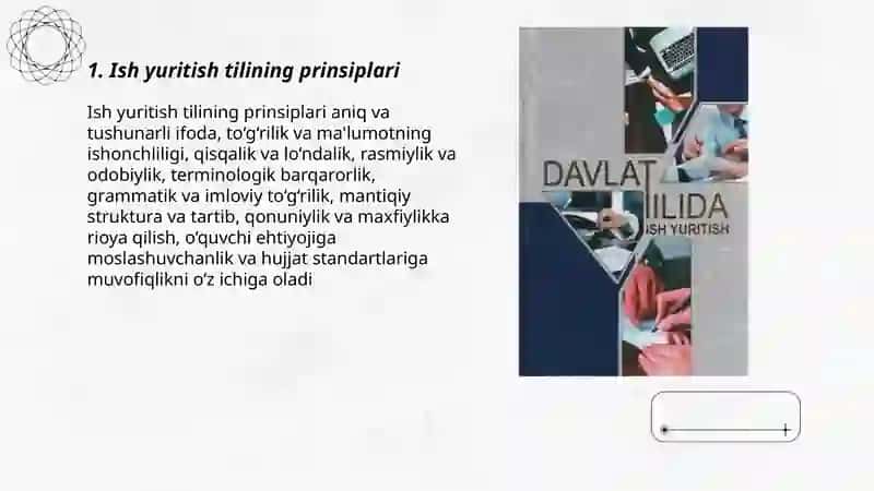 Ish yuritish tili va uslubi 3
