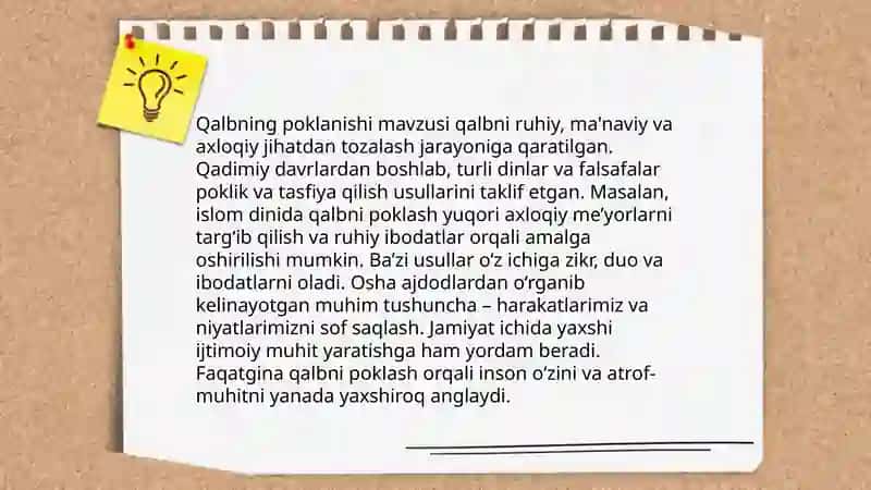 Qalbning poklanishi 3