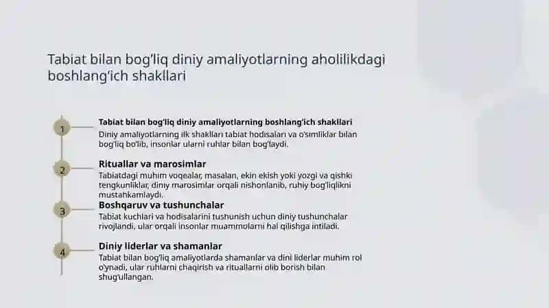 Ibtidoiy dinlar 3